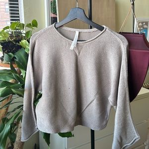 Babaton pink short sweater